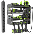 HUPBIPY Modular Power Tool Organizer Wall Mount Drill Holder Garage Shelf