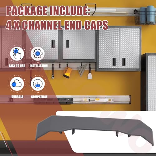 WuWoWo 4 Pack GAACGE4PPM Channel End Caps for Gladiator