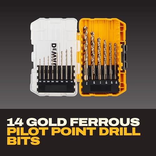 DEWALT Screwdriver Bit Set, 100 Pc Impact Driver Bit Set with Drill Bits, Magnetic Holder and Nut Drivers, FlexTorq Impact Ready, ToughCase Included (DWA2FTS100)