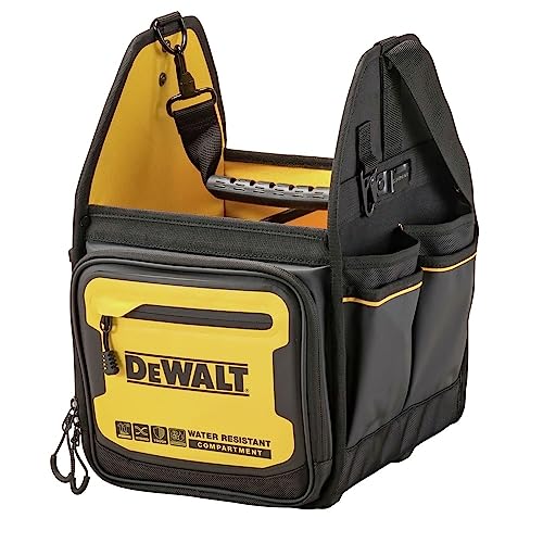 DEWALT Tool Bag, Electrician Tote, Tool Storage and Organization, Durable and Water Resistant, 11 Inch (DWST560105)