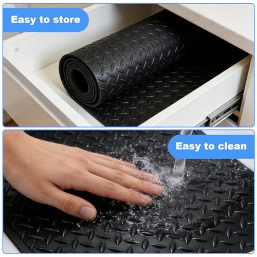 16.5" x 48" Work Bench Mat, Anti Slip Durable Craft Mat, Essential Workbench Accessories for Woodworking, Painting & DIY Craft Projects, Protective Non-Slip Mat for Workbenches & Tables