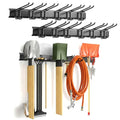 Tuwelvana Garage Tool Organizer 48in - Heavy Duty Wall Mount Tool Storage Rack Load 350lb Garage Organization for Mop Rake Broom Shovel Folding Chair