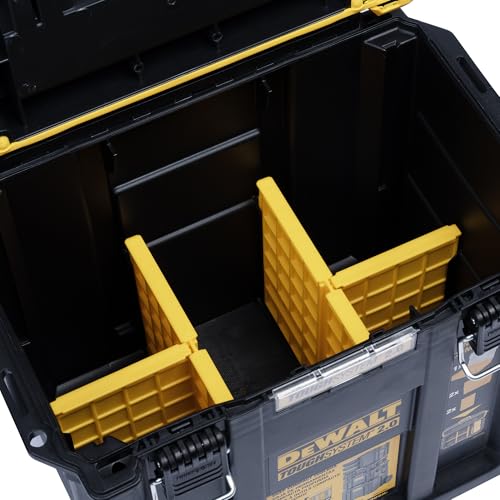 DEWALT TOUGHSYSTEM 2.0 Compact and Durable Deep Toolbox with Removable Dividers (DWST08035)