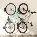 PEGZONE 2 Pack Bike Hooks for Garage, Heavy Duty Swivel Bike Wall Mount, Holds 77 Lbs Bike Wall Hanger, Adjustable Garage Bike Rack for Bedroom Home Office, 2 Pack
