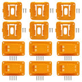 PEHUAP 12-Pack Battery Holder and Tool Holder Wall Mount Set for Dewalt 20V/60V, Drill Tool Hanger Organizer Battery Storage Rack with 36 Screws for Garage Workshop Organization