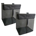 ATOOLA Mesh Storage Basket for Slatwall, Collapsible Slatwall Basket with Zipper, Hanging Slatwall Accessories, 2 Pack