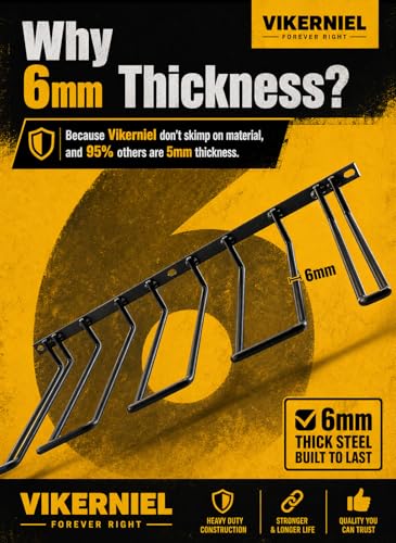 Vikerniel Drill Holder, Power Tool Organizer, Wall Mount 4 Cordless Metal Shelf Holder, Utility Storage Rack for Dewalt Cordless Tools for father day gifts