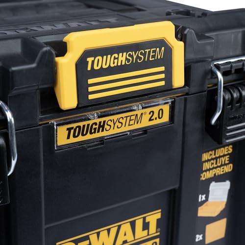 DEWALT TOUGHSYSTEM 2.0 Compact and Durable Deep Toolbox with Removable Dividers (DWST08035)