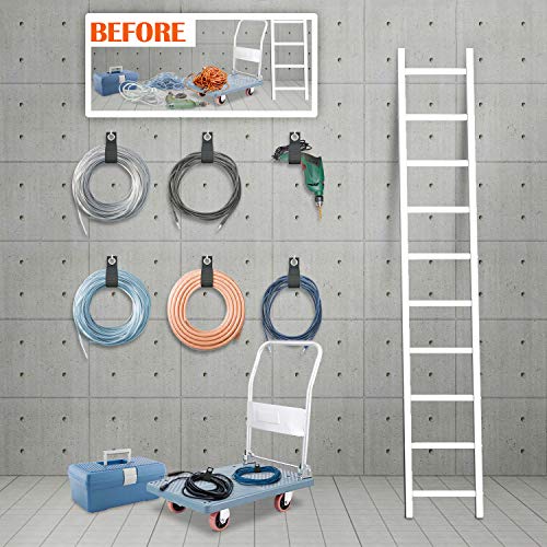ZTSXLLIM Heavy-Duty Storage Straps (Assorted 10 Pack) - Extension Cord Storage, Organizer, Cord Wrap Keeper, Cable Straps for Tools, Hoses, Rope, RV, Workshop and Garage Wall Storage and Organization