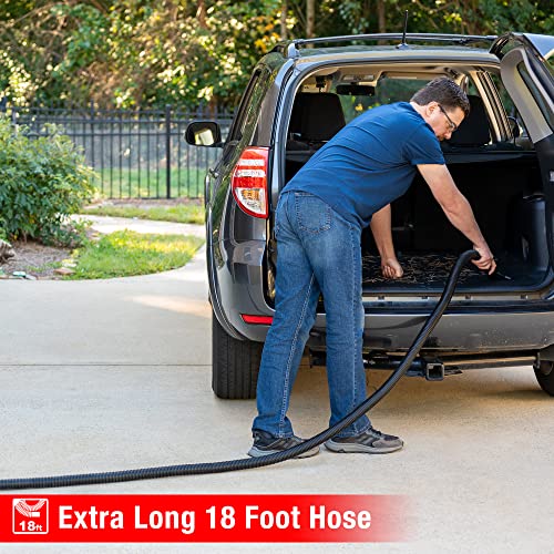 Shop-Vac 5 Gallon 5.5 Peak HP Wet/Dry Vacuum, Wall Mountable Compact Shop Vacuum with 18+7Ft Long Hose & Attachments, Ideal for Jobsite, Garage, Car & Workshop. 9522236