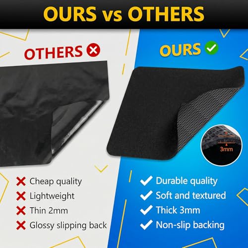 AHEONLAR Oil Spill Mat, 60" x 72" Waterproof Garage Floor Mat, Durable Garage Floor Mats for Under Car, Oil Change Mat Easy to Clean, Washable Garage Mat Protect Floor from Spill & Stain（Black）