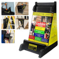 Ladder Leveler, Pitch Hopper, Ladder Stabilizer with Storage, Ladder Levelers for Stairs and Extension Ladders, Easy to Use, Conquer Uneven Ground (Regular Black)