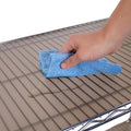 Seville Classics Heavy Duty Fitted Wire Shelf Liners Protector Mat, Non Adhesive, for Wired Shelves, Office, Kitchen, Garage, Semi-Transparent Taupe, 36" x 18" Shelf (5-Pack)