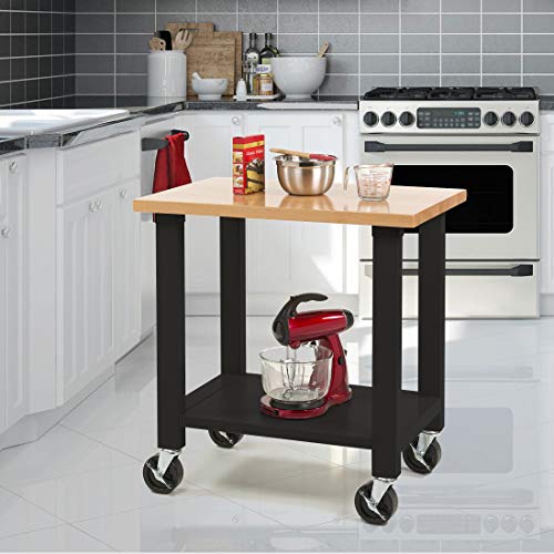 Seville Classics UltraHD Heavy-Duty Rolling Workstation, for Garage, Warehouse, Office, Classroom, Graphite, 36" W x 24" D x 37.5" H