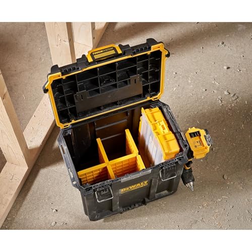 DEWALT TOUGHSYSTEM 2.0 Compact and Durable Deep Toolbox with Removable Dividers (DWST08035)