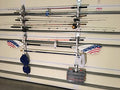 Fourth Wall Solutions Storage Rack for Garage Doors with Hooks for Fishing Rods, Kayak Paddles and More