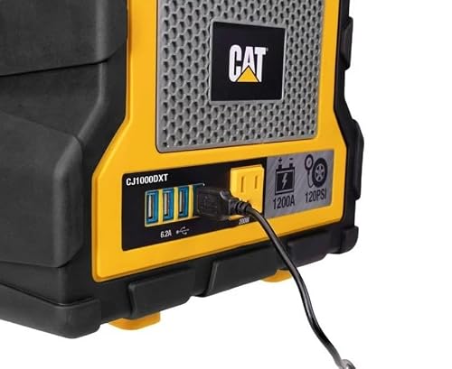 CAT CJ1000DXT 1200 Peak Amp Jump Starter and Powerstation w/200 watt Inverter