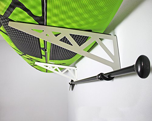 SafeRacks Paddleboard Rack - White (24")