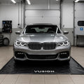VUSIGN Containment Mat, 7'9"x16' Non-Slip Garage Floor Mat, Heavy Duty Waterproof Garage Protection from Snow Rain Mud for Cars SUVs Trucks