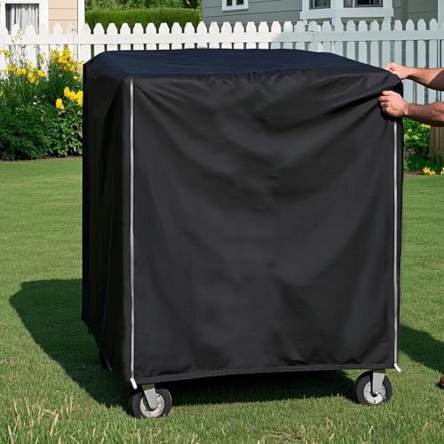Garage Sports Equipment Organizer Cover, Ball Storage Rack Cover Outdoor, 600D Oxford, Waterproof & Dustproof, 38 "L x 18" W x 45 "H - Protecting Your Sports Equipment and Toys.(Cover Only)