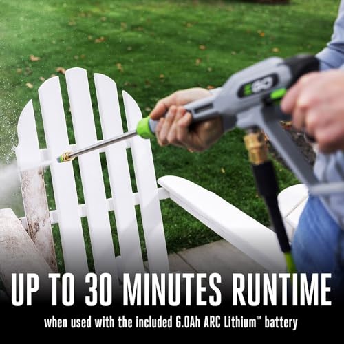 EGO Power+ Electric Pressure Washer, 2100 PSI Power Washer, Includes 56V 6.0Ah Battery and Charger - HPW2105