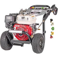 Simpson 3500 PSI Gas Pressure Washer, 2.5 GPM Commercial Power Washer, Honda Engine, Cold Water, 25' Hose, PowerShot, 49-State Compliant (PS3228)