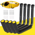 GEEDAR Heavy Duty Garage Storage Hooks -120 LB Capacity, 4packs, 15" Wall Mounted Rack for Hanging Kayak, Paddle Board, Ladders, Bikes Enforced Kayak Storage Hanger