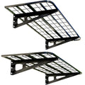 2-Pack 2x4ft Garage Wall Shelving, 2 Shelf Total 8 ft(L) Garage Shelving Wall Mounted – Heavy-Duty Storage Shelves, Perfect for Holding Storage Bins, Sporting Goods, Tools, and More Space-Saving