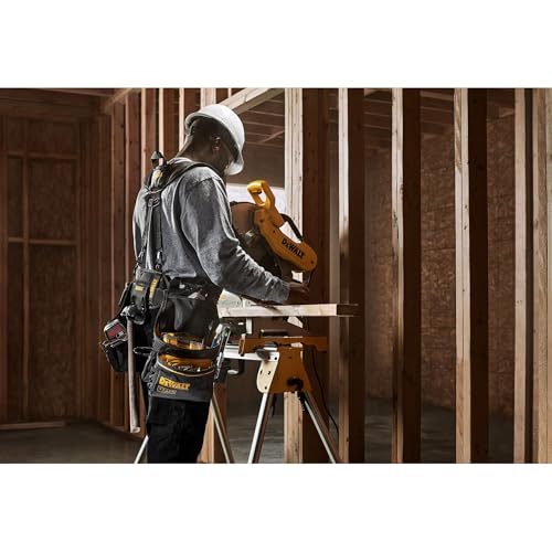 DEWALT Professional Tool Belt Organizer With Suspenders and 25 Pockets, Heavy Duty Construction (DWST540602)