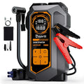 Doorii 6000A Jump Starter with Air Compressor, 10-in-1 Car Jumper Starter Portable, 150PSI Tire Inflator/Air Pump, LED Flashlight for Up to 10.0L Gas / 8.0L Diesel Engines