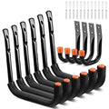 HORUSDY 10-Pack Garage Hooks, Utility Hook, 9" & 6” Garage Heavy Duty Wall Hook for Bikes, Kayak and Hanging Ladders