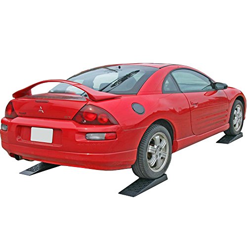 Low Car Ramps for Oil Change, 5,000 lb GAWR, 2.5" Lift, Black Widow