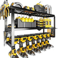 Hipidian Fathers Day Dad Gifts for Men, Power Tool Organizer Wall Mount- 300lb Capacity 3-Tier Storage Rack with 7 Drill Holders for Garage Tools, Best Birthday Gifts for Men Dad Husband