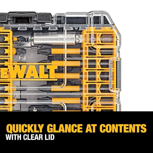 DEWALT Screwdriver Bit Set, 40 Pcs. Impact Ready, FlexTorq Impact Driver Bit Set with Storage Case (DWA2T40IR)