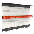 Ultrawall Pegboard Wall Organizer, 48 X 36 inch Garage Storage Pegboard with Hooks Storage Bins Tool Board Panel Tool Organizer, 72pcs