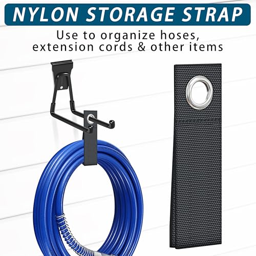 klasit Slatwall Hooks Black 20Pack Firmly and Durable Slatwall Accessories,Perfect for Organizing Garden Tools and Heavy Duty Tools and Garage Hooks Organize Your Space Efficiently