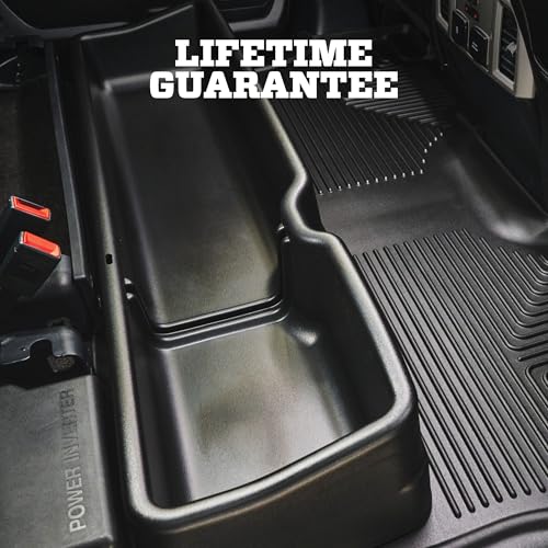 Husky Liners GearBox Storage Systems | Fits 2019-2026 Chevrolet Silverado & GMC Sierra 1500 Crew Cab | Under Seat, 1-pc Black - 09051
