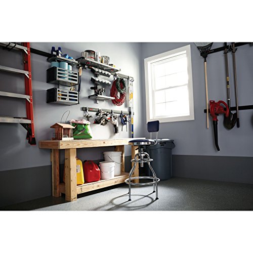 Rubbermaid FastTrack Rail Access Bin Garage Organization Bin for Sports Equipment/Gardening Supplies/Shed/Home/Garage/Item Storage