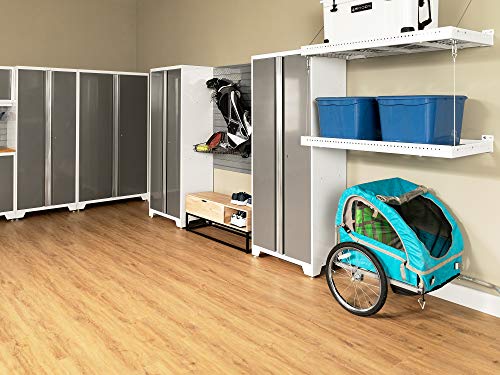 NewAge Products Bold Series White 9 Piece Set, Garage Cabinets, 54999