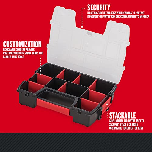 CRAFTSMAN 10-Compartment Small Tool Storage Organizer, Plastic (CMST14021)