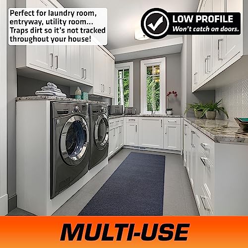 Armor All Garage Floor Runner Mat, (216" x 30"), Protects Surfaces, Transforms Garage, Absorbent, Waterproof, Durable, Trimmable (USA Made) (Charcoal)