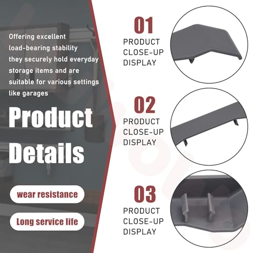 WuWoWo 4 Pack GAACGE4PPM Channel End Caps for Gladiator