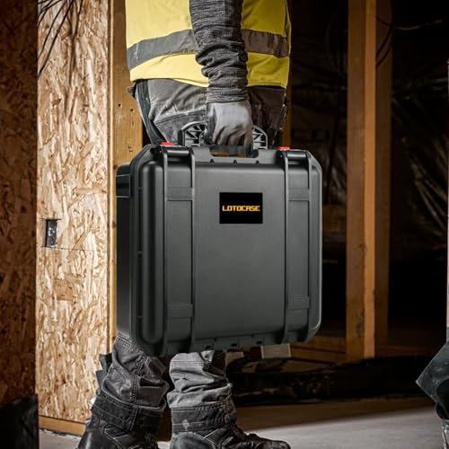 Case for Dewalt Oscillating Multi Tool - Waterproof Hard Tool Box for Dewalt Multi-Tool: DCS356B | DCS354B | DCS353B, Power Tool Kit Bag for Dewalt 20V Max Oscillating Tool/Battery/Charger (Case Only)