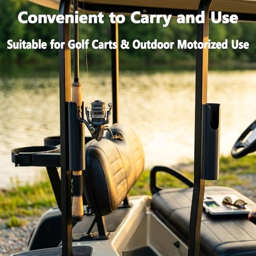 Magnetic Fishing Rod Holder for Car (2 Pcs),No-Drill Truck Bed Fishing Rod Holder,Magnetic Car Fishing Rod Holder for Truck, SUV, Garage Door & Golf Cart, Wall-Mounted Fishing Rod Storage Rack
