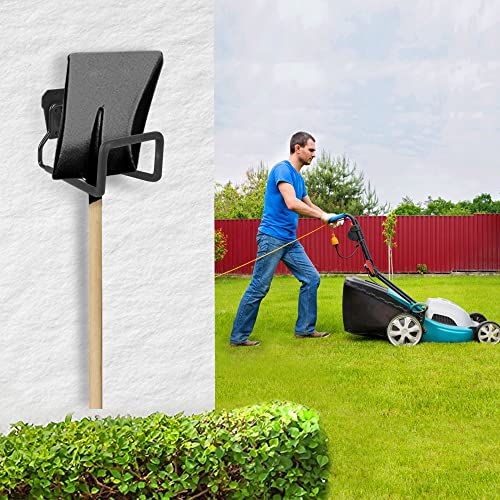 PeoMev Metal Garden Hose Holder - Heavy Duty Hose Hanger Wall Mounted Water Hose Holder for Outside Yard, Sturdy Hose Reel Hose Hooks for Water Hose, Extension Cords