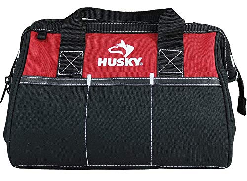 Husky 12 Inch Contractor’s Multi-Purpose Water-Resistant Tool Bag