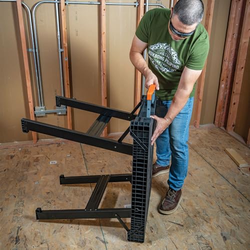 Klein Tools 54410MB MODbox Work Bench, Folding Work Table, Lightweight Portable Workstation, 1000-Pound Capacity, 39.25 x 23.75 x 30.9-Inch, Compatible with MODbox Rail System
