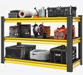 Rufokisa 48" W Garage Shelving Heavy Duty, 1650LBS Loads Adjustable Garage Storage Shelves,3-Tier Metal Storage Racks and Shelving Units, Utility Rack Shelves,48" W x 18" D x 39" H,Yellow