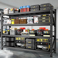 Lionhon Heavy Duty Garage Shelving, 70" W x 23" D x 69" H, 5000 LBS Capacity, 4-Tier Adjustable Metal Storage Shelves, Reinforced Steel Storage Rack for Warehouse, Basement, Workshop