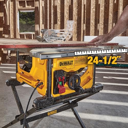 DEWALT 15 Amp 8-1/4 in. Compact Portable Jobsite Table Saw (DWE7485)